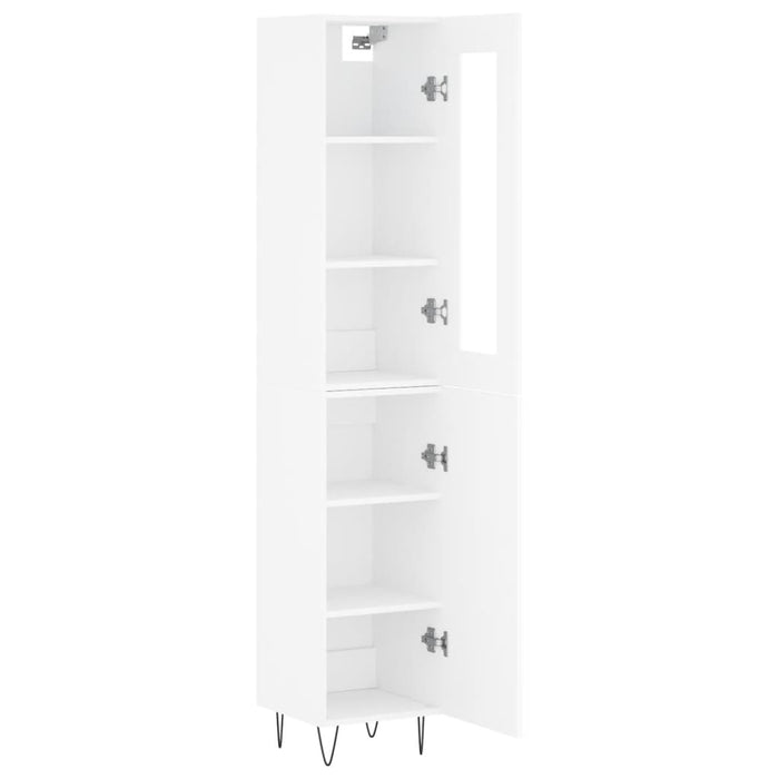 Dulap înalt, alb, 34,5x34x180 cm, lemn prelucrat WALTI