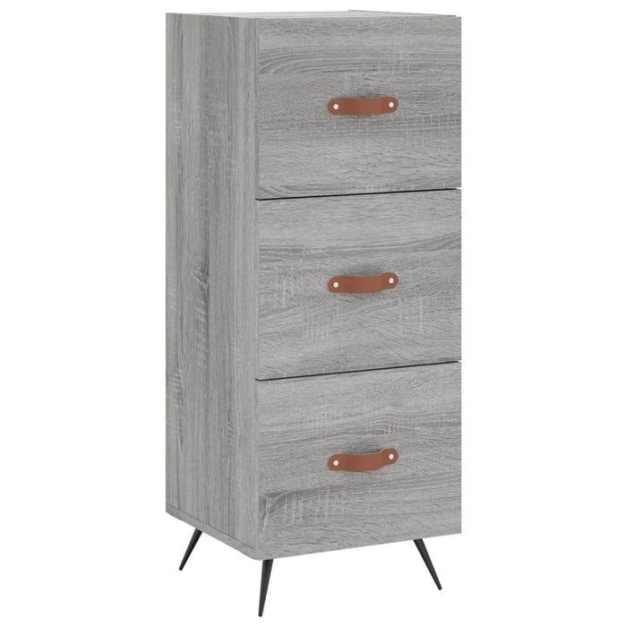 Dulap înalt, gri sonoma, 34,5x34x180 cm, lemn prelucrat WALTI