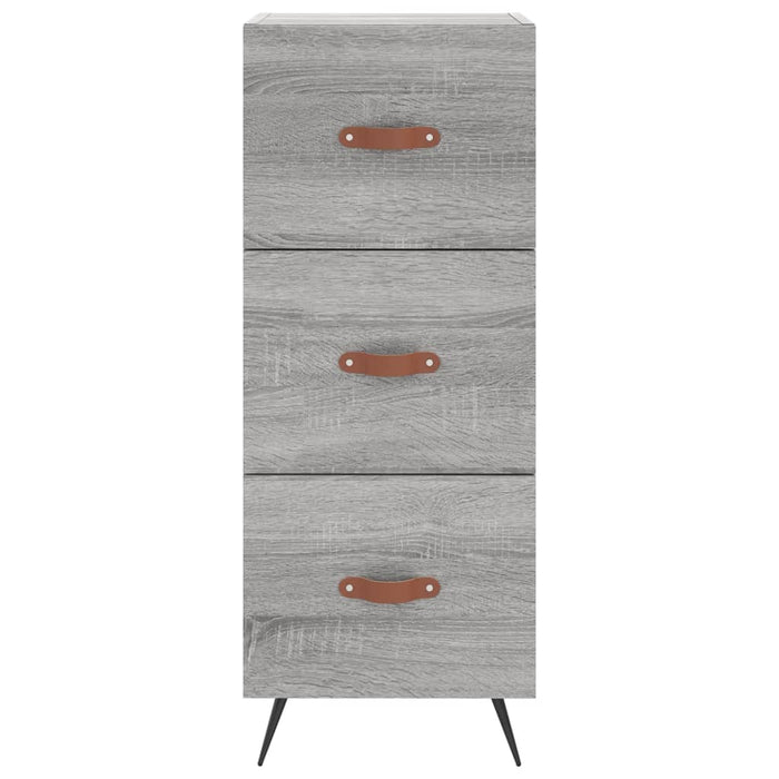 Dulap înalt, gri sonoma, 34,5x34x180 cm, lemn prelucrat WALTI
