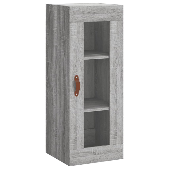 Dulap înalt, gri sonoma, 34,5x34x180 cm, lemn prelucrat WALTI