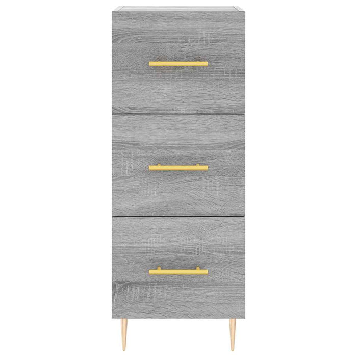 Dulap înalt, gri sonoma, 34,5x34x180 cm, lemn prelucrat - WALTI WALTI