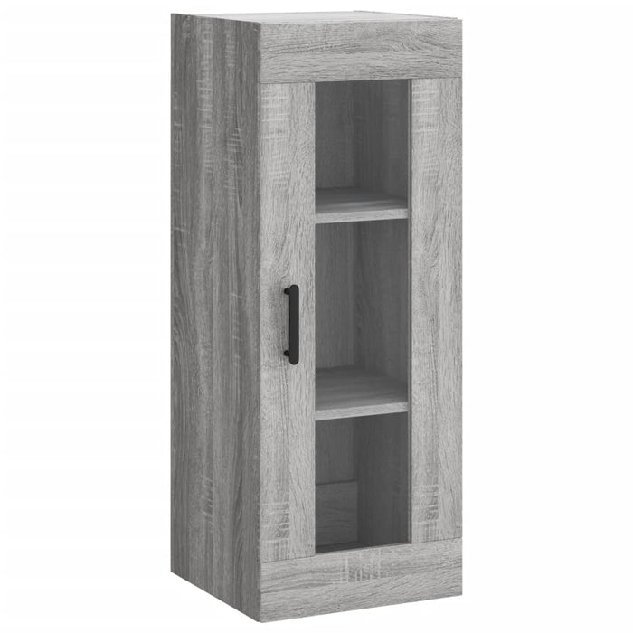Dulap înalt, gri sonoma, 34,5x34x180 cm, lemn prelucrat WALTI
