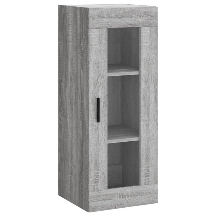 Dulap înalt, gri sonoma, 34,5x34x180 cm, lemn prelucrat - WALTI WALTI