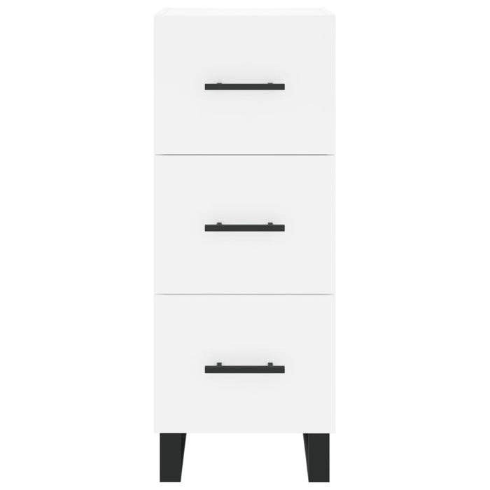 Dulap înalt, alb, 34,5x34x180 cm, lemn prelucrat - WALTI WALTI