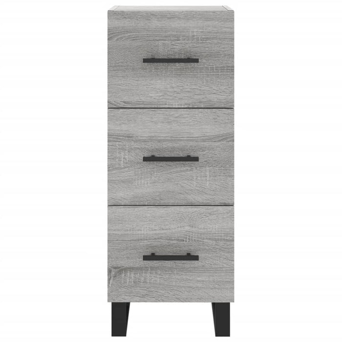 Dulap înalt, gri sonoma, 34,5x34x180 cm, lemn prelucrat - WALTI WALTI