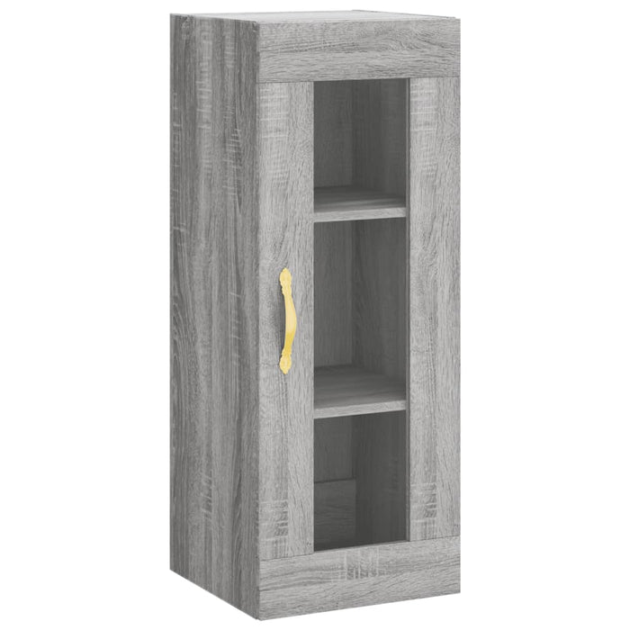 Dulap înalt, gri sonoma, 34,5x34x180 cm, lemn prelucrat WALTI