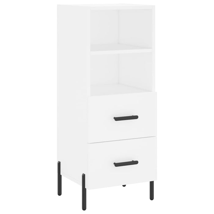 Dulap înalt, alb, 34,5x34x180 cm, lemn prelucrat - WALTI WALTI