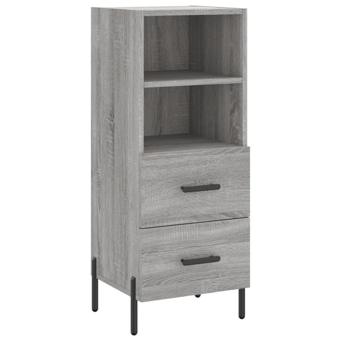 Dulap înalt, gri sonoma, 34,5x34x180 cm, lemn prelucrat WALTI
