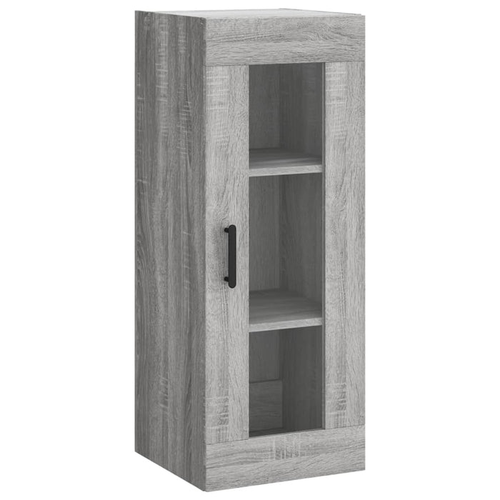 Dulap înalt, gri sonoma, 34,5x34x180 cm, lemn prelucrat WALTI