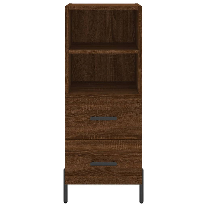 Dulap înalt, stejar maro, 34,5x34x180 cm, lemn prelucrat WALTI