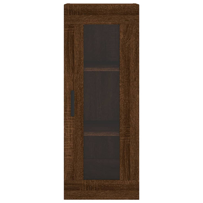 Dulap înalt, stejar maro, 34,5x34x180 cm, lemn prelucrat WALTI