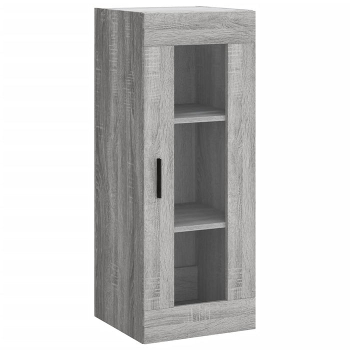 Dulap înalt, gri sonoma, 34,5x34x180 cm, lemn prelucrat WALTI