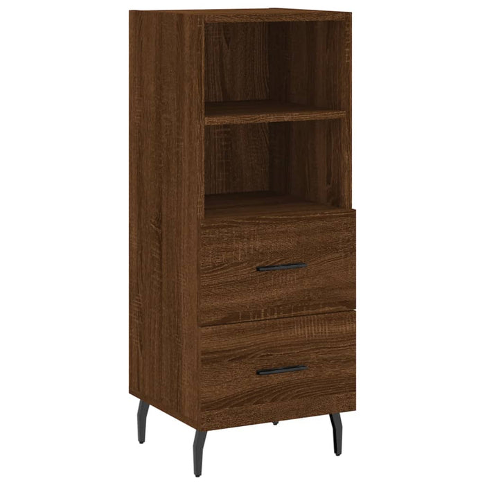 Dulap înalt, stejar maro, 34,5x34x180 cm, lemn prelucrat WALTI