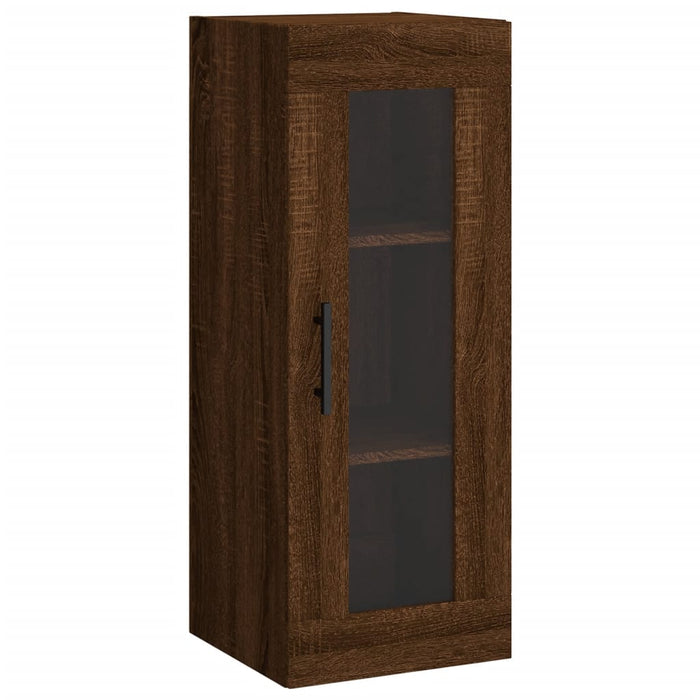 Dulap înalt, stejar maro, 34,5x34x180 cm, lemn prelucrat WALTI