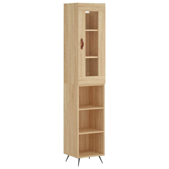 Dulap înalt, stejar sonoma, 34,5x34x180 cm, lemn prelucrat WALTI