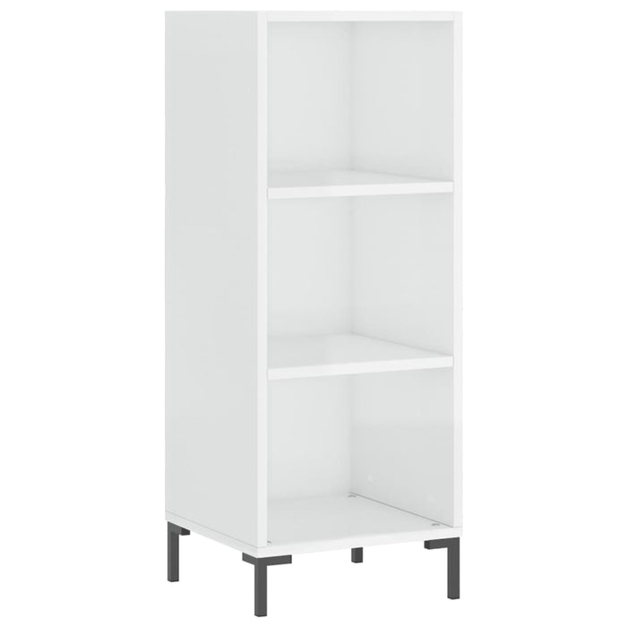 Dulap înalt, alb extralucios, 34,5x34x180 cm, lemn prelucrat WALTI