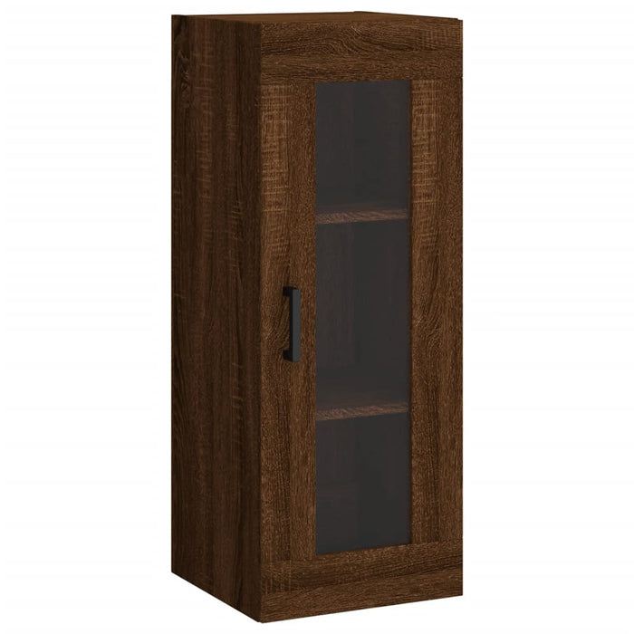 Dulap înalt, stejar maro, 34,5x34x180 cm, lemn prelucrat WALTI