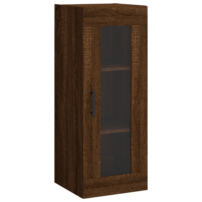 Dulap înalt, stejar maro, 34,5x34x180 cm, lemn prelucrat WALTI