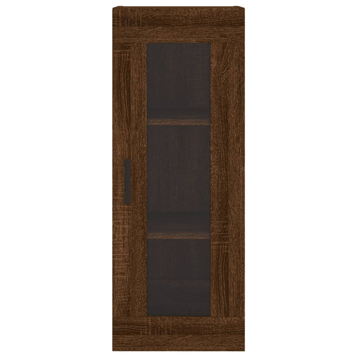 Dulap înalt, stejar maro, 34,5x34x180 cm, lemn prelucrat WALTI