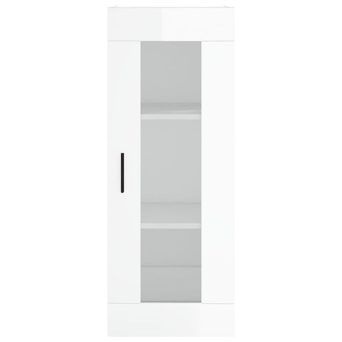 Dulap înalt, alb extralucios, 34,5x34x180 cm, lemn prelucrat WALTI