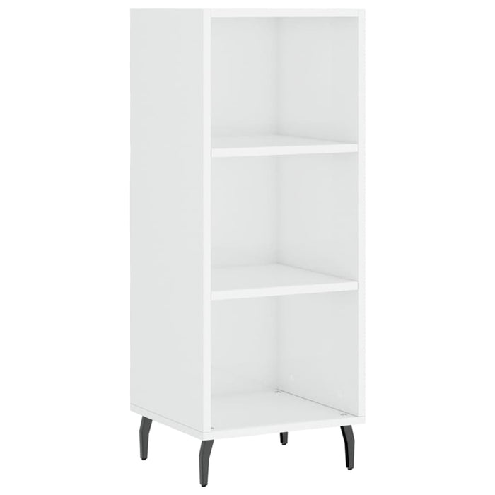 Dulap înalt, alb extralucios, 34,5x34x180 cm, lemn prelucrat WALTI