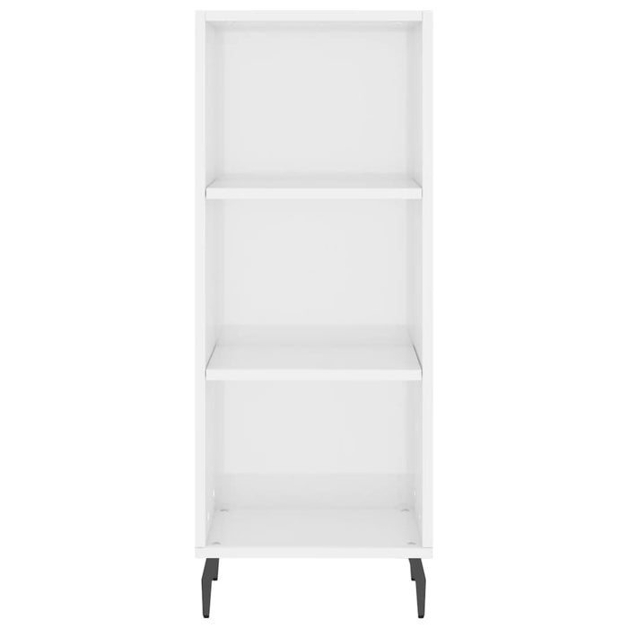 Dulap înalt, alb extralucios, 34,5x34x180 cm, lemn prelucrat WALTI