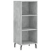 Dulap înalt, gri beton, 34,5x34x180 cm, lemn prelucrat - WALTI WALTI