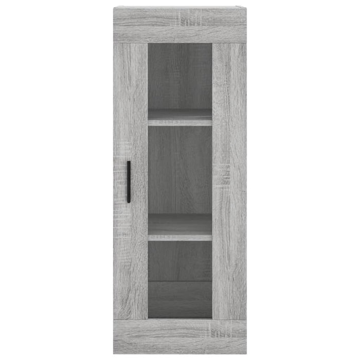 Dulap înalt, gri sonoma, 34,5x34x180 cm, lemn prelucrat - WALTI WALTI