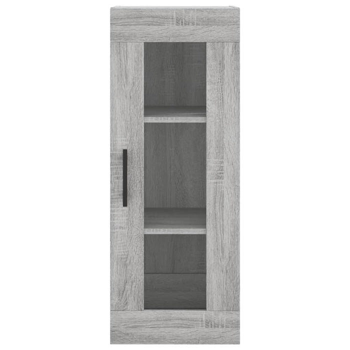 Dulap înalt, gri sonoma, 34,5x34x180 cm, lemn prelucrat - WALTI WALTI
