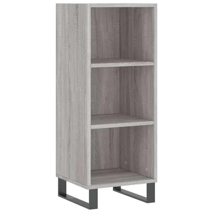 Dulap înalt, gri sonoma, 34,5x34x180 cm, lemn prelucrat - WALTI WALTI