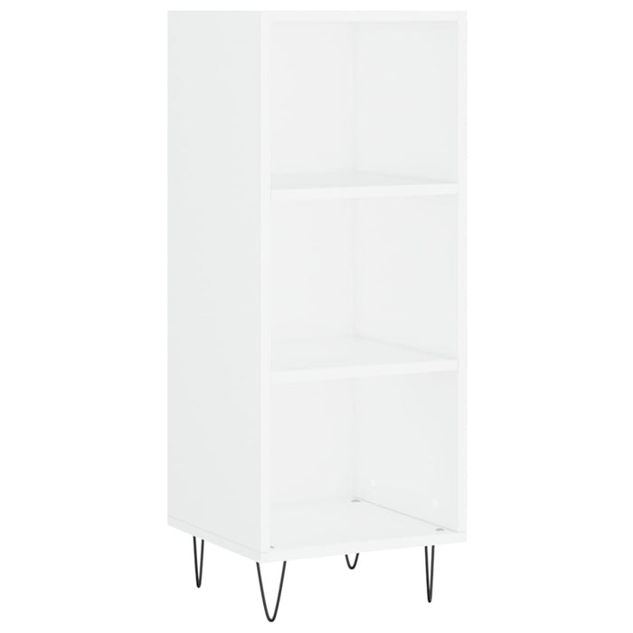 Dulap înalt, alb extralucios, 34,5x34x180 cm, lemn prelucrat WALTI
