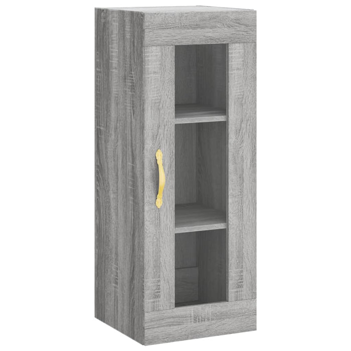 Dulap înalt, gri sonoma, 34,5x34x180 cm, lemn prelucrat WALTI