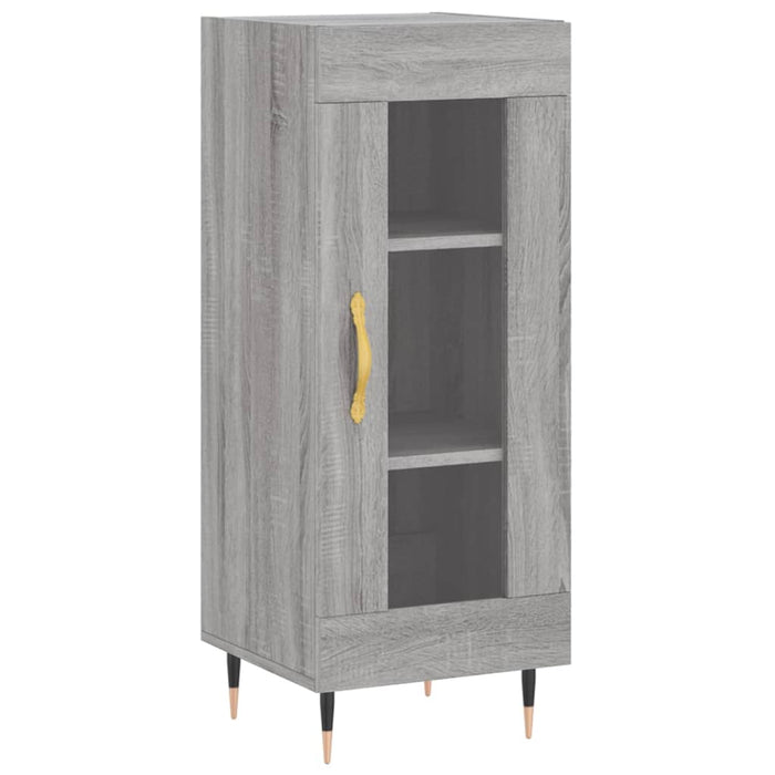Dulap înalt, gri sonoma, 34,5x34x180 cm, lemn prelucrat WALTI