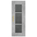 Dulap înalt, gri beton, 34,5x34x180 cm, lemn prelucrat - WALTI WALTI