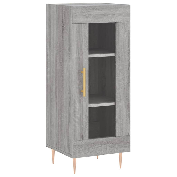 Dulap înalt, gri sonoma, 34,5x34x180 cm, lemn prelucrat WALTI