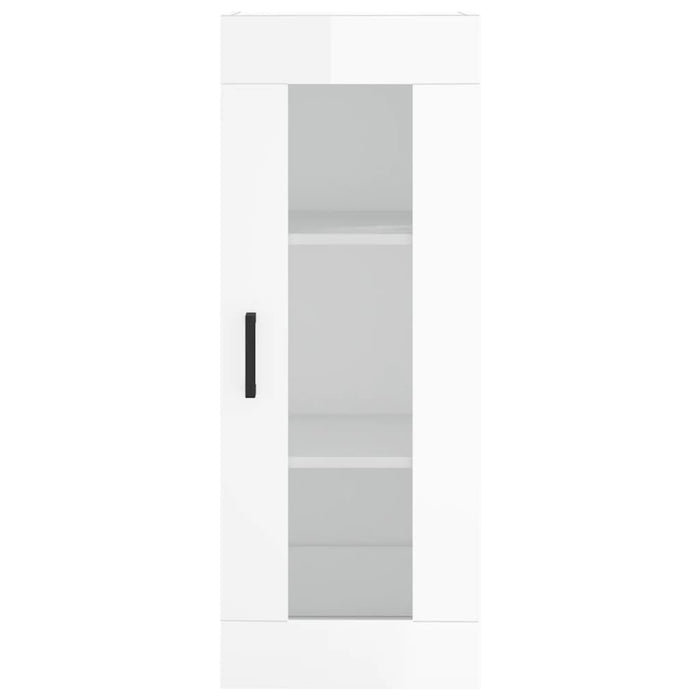 Dulap înalt, alb extralucios, 34,5x34x180 cm, lemn prelucrat WALTI