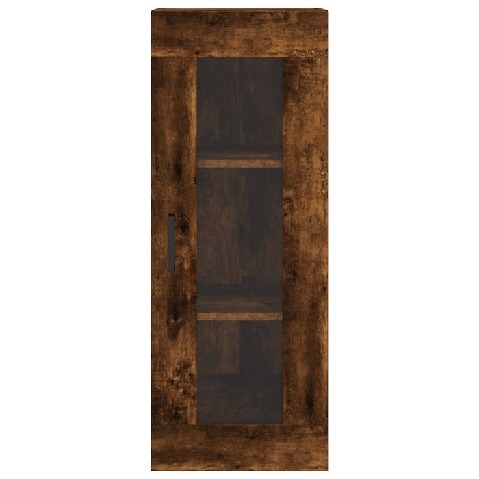 Dulap înalt, stejar fumuriu, 34,5x34x180 cm, lemn prelucrat WALTI