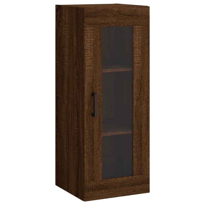 Dulap înalt, stejar maro, 34,5x34x180 cm, lemn prelucrat WALTI