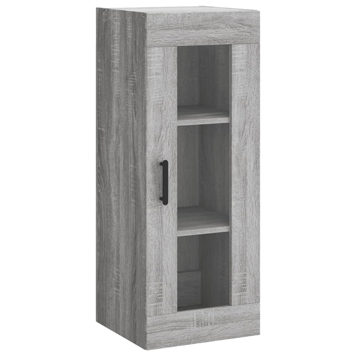Dulap înalt, gri sonoma, 34,5x34x180 cm, lemn prelucrat - WALTI WALTI