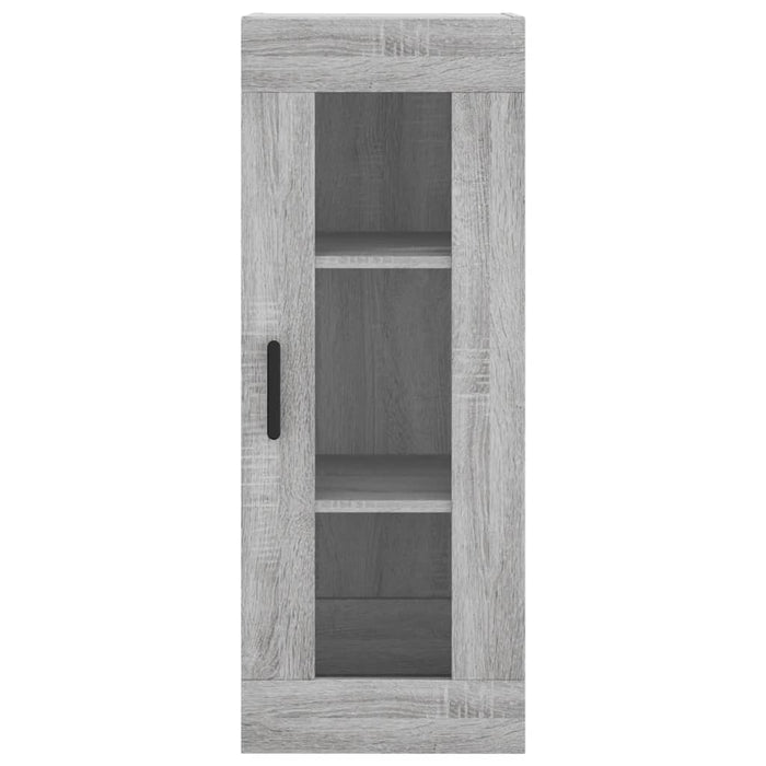 Dulap înalt, gri sonoma, 34,5x34x180 cm, lemn prelucrat - WALTI WALTI