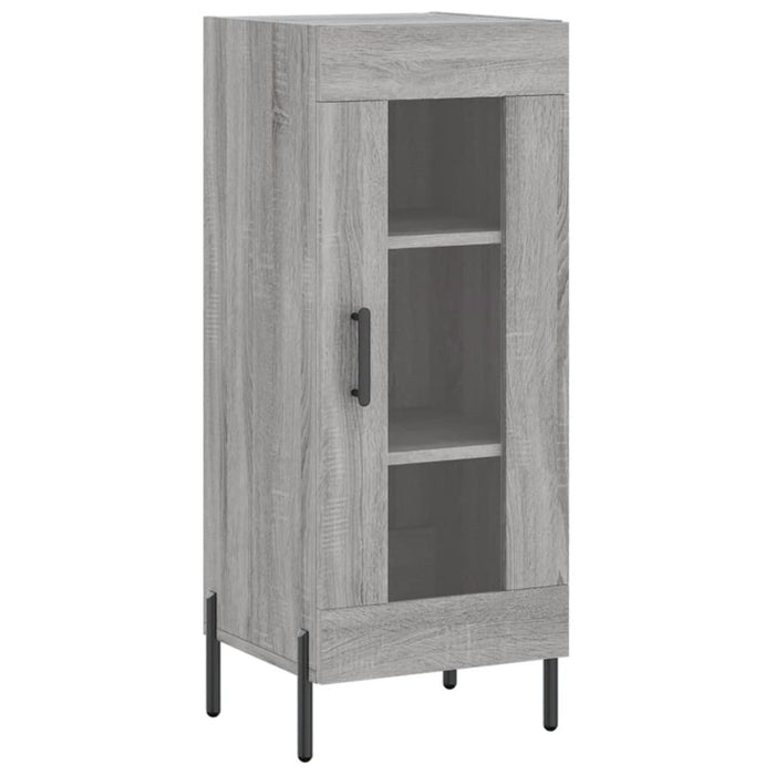 Dulap înalt, gri sonoma, 34,5x34x180 cm, lemn prelucrat - WALTI WALTI