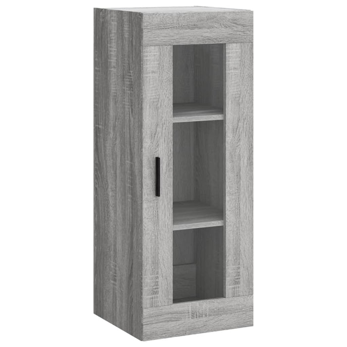 Dulap înalt, gri sonoma, 34,5x34x180 cm, lemn prelucrat - WALTI WALTI