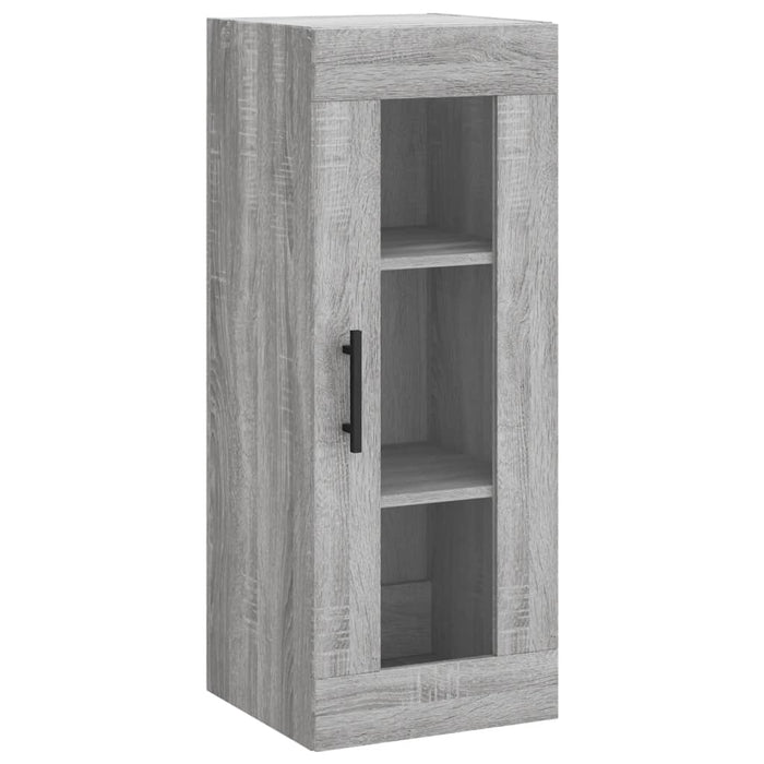 Dulap înalt, gri sonoma, 34,5x34x180 cm, lemn prelucrat WALTI