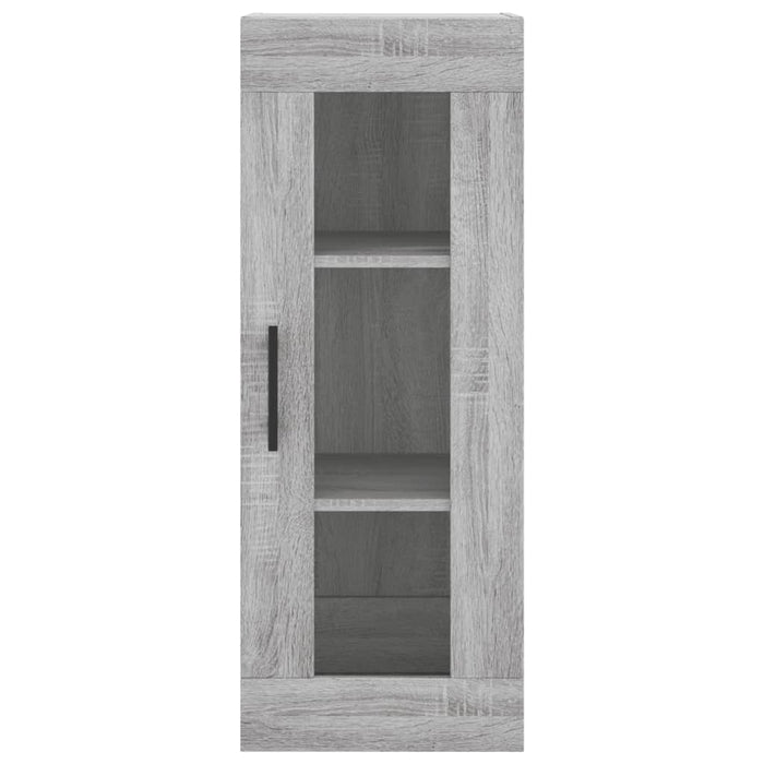 Dulap înalt, gri sonoma, 34,5x34x180 cm, lemn prelucrat WALTI