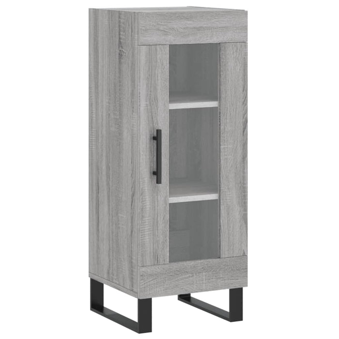 Dulap înalt, gri sonoma, 34,5x34x180 cm, lemn prelucrat WALTI
