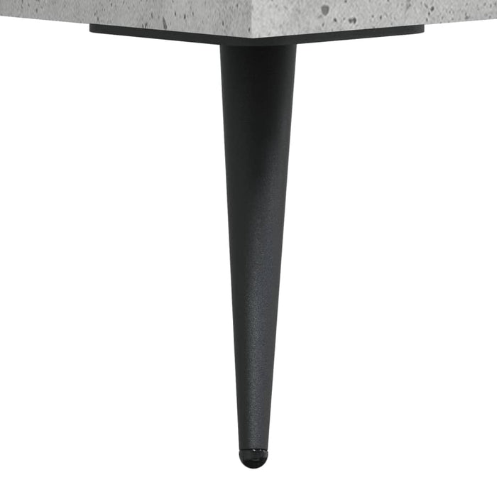 Dulap înalt, gri beton, 34,5x34x180 cm, lemn prelucrat WALTI