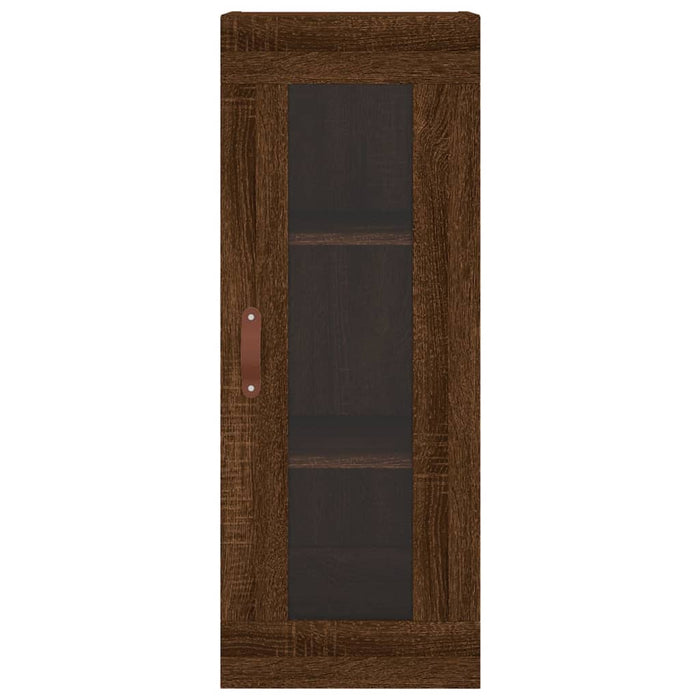Dulap înalt, stejar maro, 34,5x34x180 cm, lemn prelucrat WALTI