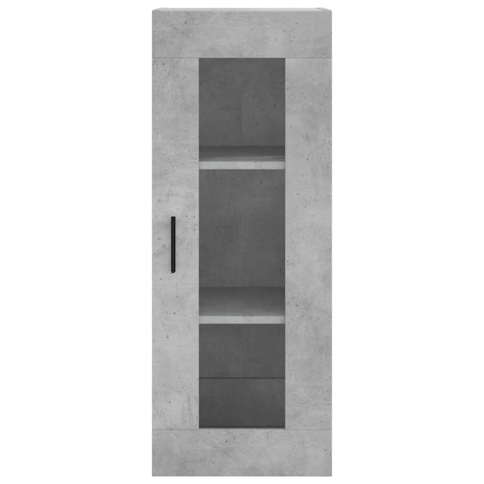 Dulap înalt, gri beton, 34,5x34x180 cm, lemn prelucrat - WALTI WALTI