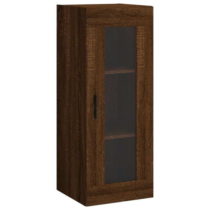 Dulap înalt, stejar maro, 34,5x34x180 cm, lemn prelucrat WALTI