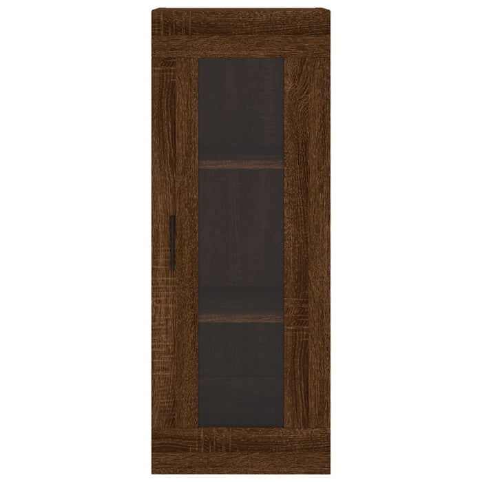 Dulap înalt, stejar maro, 34,5x34x180 cm, lemn prelucrat WALTI